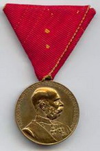медаль в память 50-летия правления франца-иосифа